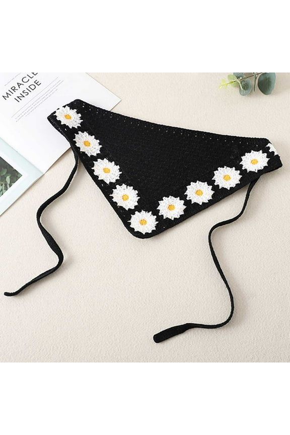 Hair Bandanas Head Kerchief for Women Girls Tie-Back Boho Hair Scarf Headband Bandana Triangle Head Scarf