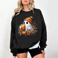 thumbnail image 1 of Neewe Halloween Sweatshirts for Women Hoodies Oversized Crewneck Tops Sweaters Comfy Fall Winter Outfits Clothes 2025 Fashion, 1 of 4