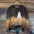 thumbnail image 1 of Neewe Halloween Sweatshirts for Women Hoodies Oversized Crewneck Tops Sweaters Comfy Fall Winter Outfits Clothes 2025 Fashion, 1 of 4