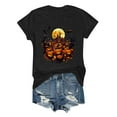 thumbnail image 1 of Neewe Halloween T Shirts for Women Summer Short Sleeve Crewneck Casual Cute Graphic Basic Tees Tops, 1 of 5