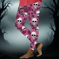 thumbnail image 1 of Neewe Halloween Women's Printed High Waisted Leggings for Women-Soft Athletic Tummy Control Pants for Running Yoga Workout Reg & Plus Size, 1 of 6