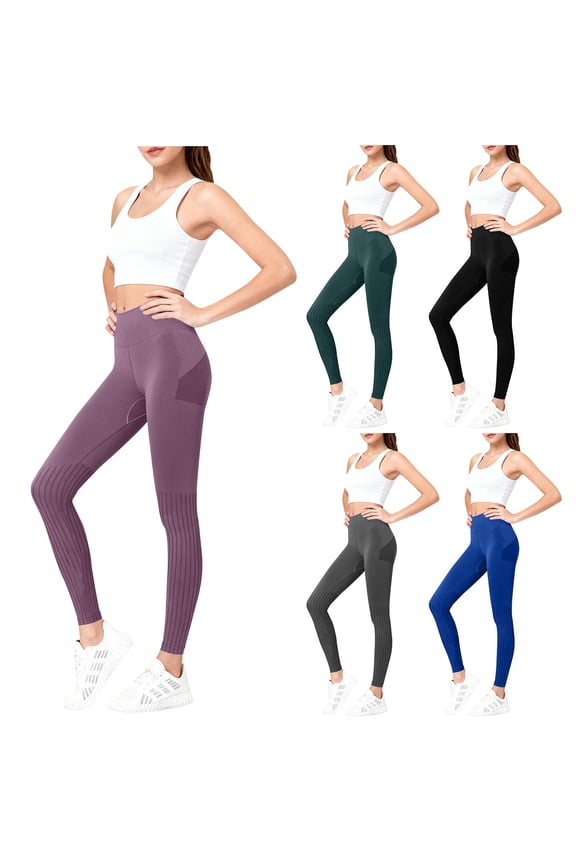 High Waist Yoga Pants with Pockets, Leggings for Women Tummy Control, Workout Leggings for Women 4 Way Stretch