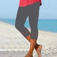 thumbnail image 1 of Neewe High Waisted Capri Leggings for Women - Soft Slim Yoga Pants for Running Cycling Workout, 1 of 4