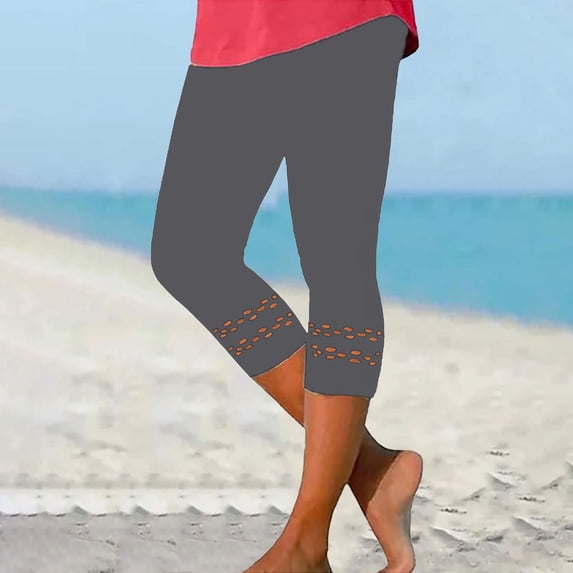 Neewe High Waisted Capri Leggings for Women - Soft Slim Yoga Pants for Running Cycling Workout