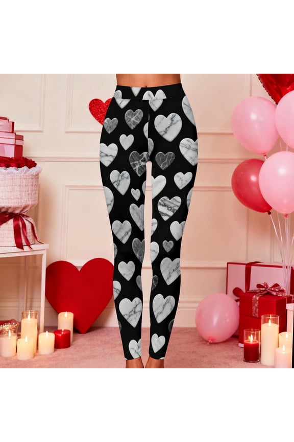 High Waisted Leggings for Women - No See Through Tummy Control Cycling Workout Yoga Pants