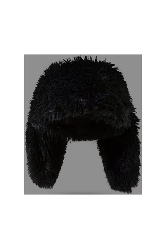 Knit Beanie Hats Cute Bunny Long Ears Funny Hat Fluffy Winter Cap Warm Knit Rabbit Crochet Skull Cap Outdoor Hat