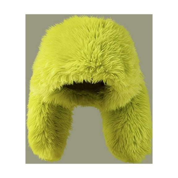 Neewe Knit Beanie Hats Cute Bunny Long Ears Funny Hat Fluffy Winter Cap Warm Knit Rabbit Crochet Skull Cap Outdoor Hat