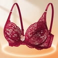 thumbnail image 1 of Neewe Lace Women's Seamless No Underwire Bra Soft Wireless Comfort Bralettes Full Coverage Bralette Everyday T-Shirt Bra, 1 of 8