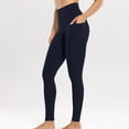 thumbnail image 1 of Neewe Leggings with Pockets for Women Plain High Waisted Athletic Workout Compression Leggings Tummy Control Yoga Pants, 1 of 6