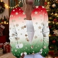 thumbnail image 1 of Neewe Long Sleeve Crewneck Christmas Button Down Womens Sweaters Fall Open Front Lightweight Cardigan Sweaters for Women 2025, 1 of 5