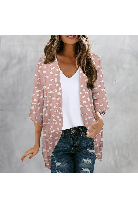 Long Sleeve Lightweight Thin 2025 Summer Cardigan for Women Casual Loose Fit Kimono Cover Up