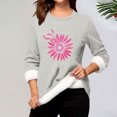 thumbnail image 1 of Neewe Long Sleeve Shirts for Women 2025 Fall Clothes Tunic Tops Loose Fit Dressy Crewneck Pullover Sweaters, 1 of 3
