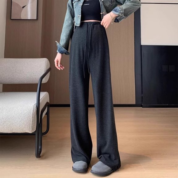 Neewe Maternity Dress Yoga Pants Over The Belly Stretchy Work Slack Pregnancy Wide Leg Lounge Trousers