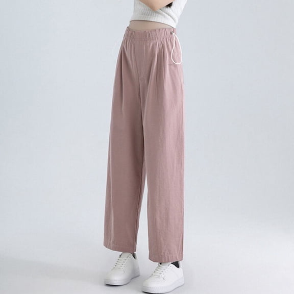 Neewe Maternity Dress Yoga Pants Over The Belly Stretchy Work Slack Pregnancy Wide Leg Lounge Trousers