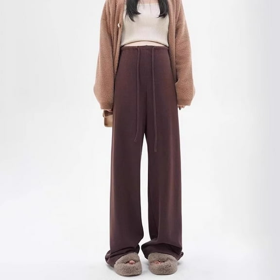 Neewe Maternity Dress Yoga Pants Over The Belly Stretchy Work Slack Pregnancy Wide Leg Lounge Trousers