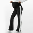thumbnail image 1 of Neewe Maternity Pants Over The Belly High Waisted Wide Leg Yoga Pants Stretchy Pregnancy Lounge Clothes, 1 of 7