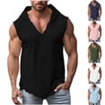 thumbnail image 1 of Neewe Mens Sleeveless Tank Tops Workout Gym Muscle Shirts Vintage Soild Summer Beach T Shirts, 1 of 7