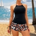 thumbnail image 1 of Neewe Modest Tankini Swimsuits for Women 2026 Two Piece Bathing Suits with Sporty Bra Boy Shorts for Tummy Control, 1 of 8