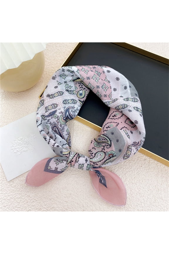 Multicolored Cotton Bandana for Women and Men Multi-purpose Headband Hair Scarf Protective Coverage