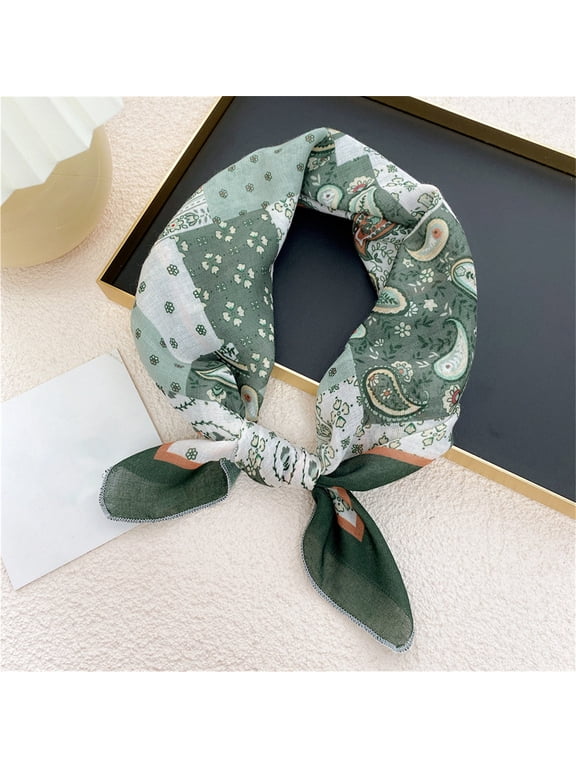 Multicolored Cotton Bandana for Women and Men Multi-purpose Headband Hair Scarf Protective Coverage