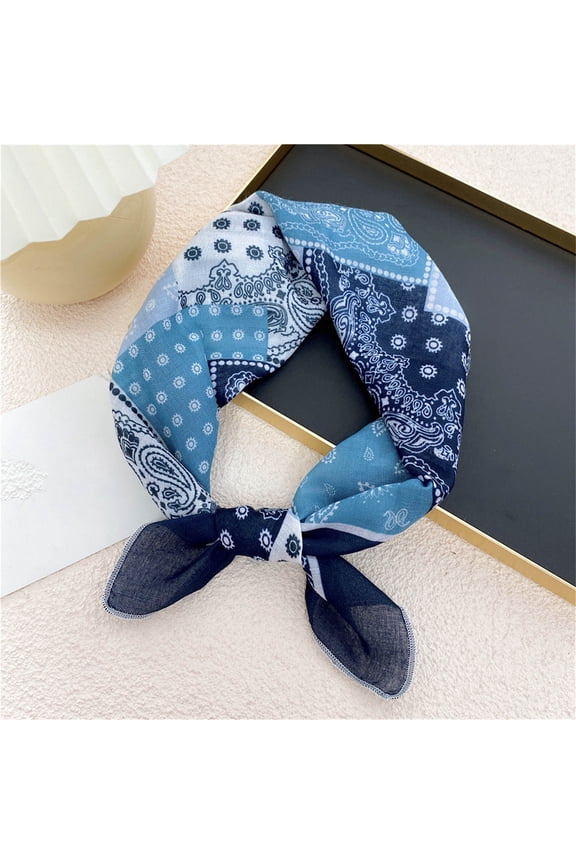 Multicolored Cotton Bandana for Women and Men Multi-purpose Headband Hair Scarf Protective Coverage