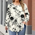 thumbnail image 1 of Neewe Plus Size Tops for Women Winter Long Sleeve Shirts Crew Neck Casual Loose Tunic Blouse, 1 of 6
