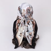 Satin Square Head Scarves Silk Like Neck Scarf Hair Sleeping Wraps Satin Silk Scarfs for Women