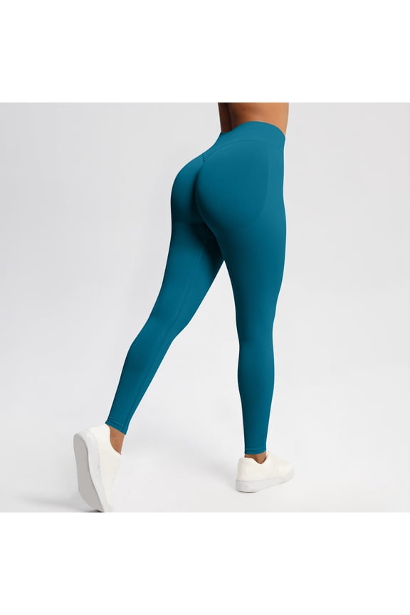Scrunch Butt Leggings for Women Mid Low Waist Gym Workout Legging Tummy Control Booty Lifting Yoga Pants