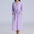 thumbnail image 1 of Neewe Soft Warm Waffle Robe, Mens and Womens Robe Fuzzy, 1 Piece Unisex Plush Adult Bathrobe for Bathroom, 1 of 6