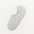 thumbnail image 1 of Neewe Spring Summer Women Solid Color Invisible Socks Cotton Non-Slip Breathable No-Show Socks, 1 of 3