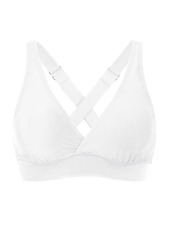 String Bikini Tops for Women Bathing Suit Swim Tops V Neck Strap Bikini Top Plain for Beach Vacation
