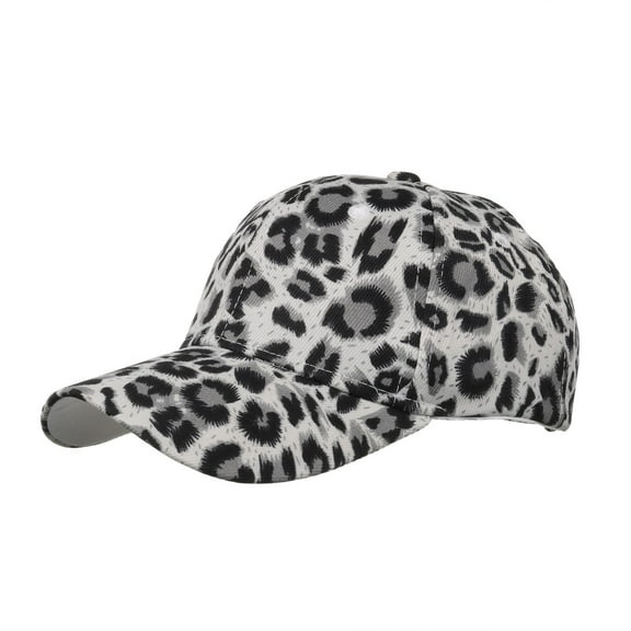 Neewe Unisex Classic Leopard Baseball Vintage Washed Unstructured Baseball Cap Washed Cotton Adjustable Dad Hat