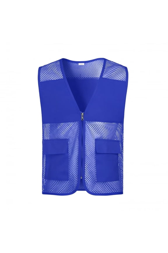 Unisex Mesh Breathable Fishing Vest, Multi-Pockets Photography Travel Hiking Waistcoat Jacket for Adults and Youth