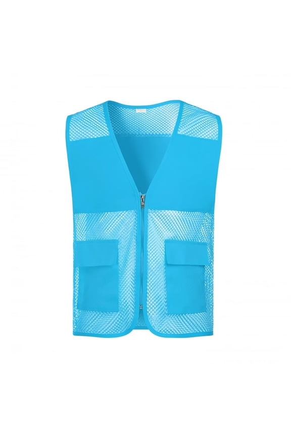 Unisex Mesh Breathable Fishing Vest, Multi-Pockets Photography Travel Hiking Waistcoat Jacket for Adults and Youth