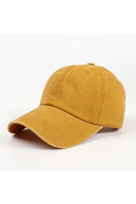 Unisex Vintage Washed Unstructured Baseball Cap Washed Cotton Adjustable Dad Hat