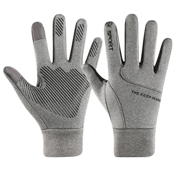 Neewe Winter Thick Warm Plush Non-Slip Outdoor Ski Gloves with Touchscreen