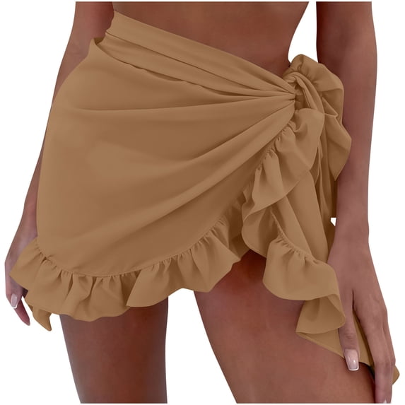 Neewe Women Beach Sarong Bathing Suit Wrap Skirt Sheer Bikini Swimsuit Cover Ups for Swimwear