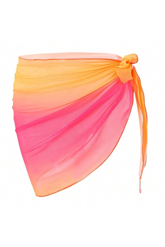 Women Beach Sarong Bathing Suit Wrap Skirt Sheer Bikini Swimsuit Cover Ups for Swimwear