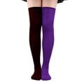 thumbnail image 1 of Neewe Women Dark Castle Halloween Makeup Party Over-the-Knee Socks, 1 of 1