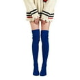 thumbnail image 1 of Neewe Women Warm Solid Color Cable Knit Over-the-Knee Thigh Socks, 1 of 4