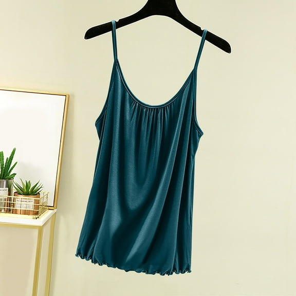 Neewe Women's Basic Modal Scoop Neck Tank Tops Cami Tank Summer Sleeveless Tops