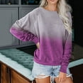 thumbnail image 1 of Neewe Women's Casual Crew Neck Sweatshirt Loose Soft Long Sleeve Pullover Tops, 1 of 8