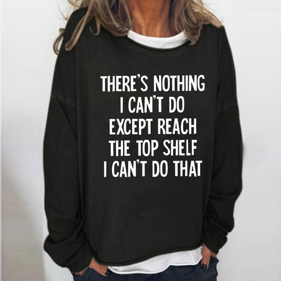 Neewe Women's Casual Crew Neck Sweatshirt Loose Soft Long Sleeve Pullover Tops