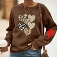 thumbnail image 1 of Neewe Women's Casual Crew Neck Sweatshirt Loose Soft Long Sleeve Pullover Tops, 1 of 4