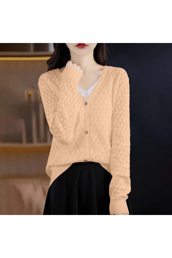Women's Fashion Shawl Wraps Casual Knitted Sweater Retro Cardigan Travel Stoles Casual Tops