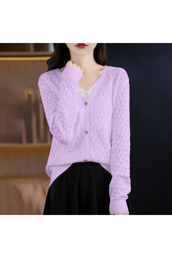 Women's Fashion Shawl Wraps Casual Knitted Sweater Retro Cardigan Travel Stoles Casual Tops