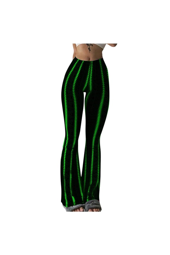 Women's Flare Yoga Pants High Waisted Bootcut Yoga Leggings-Flare Workout Gym Leggings