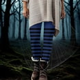 thumbnail image 1 of Neewe Women's Halloween Striped High Waisted Leggings for Women-Soft Athletic Tummy Control Pants for Running Yoga Workout Reg & Plus Size, 1 of 9