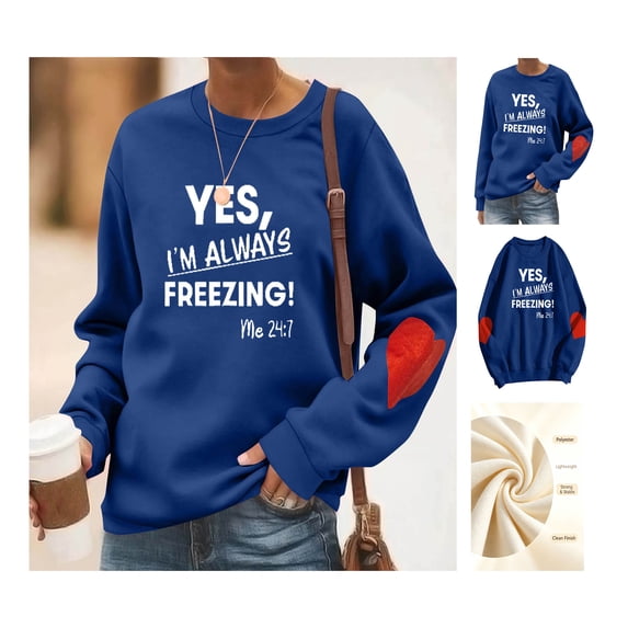 Neewe Women's Letter Print Long Sleeve Round Neck Loose Sweatshirt for Casual Daily Wear and Outdoor Activities Comfort