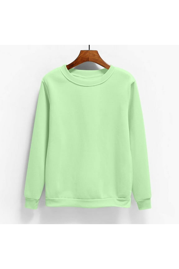 Women's Lightweight Long-Sleeve Cable Crewneck Sweater (Available in Plus Size)